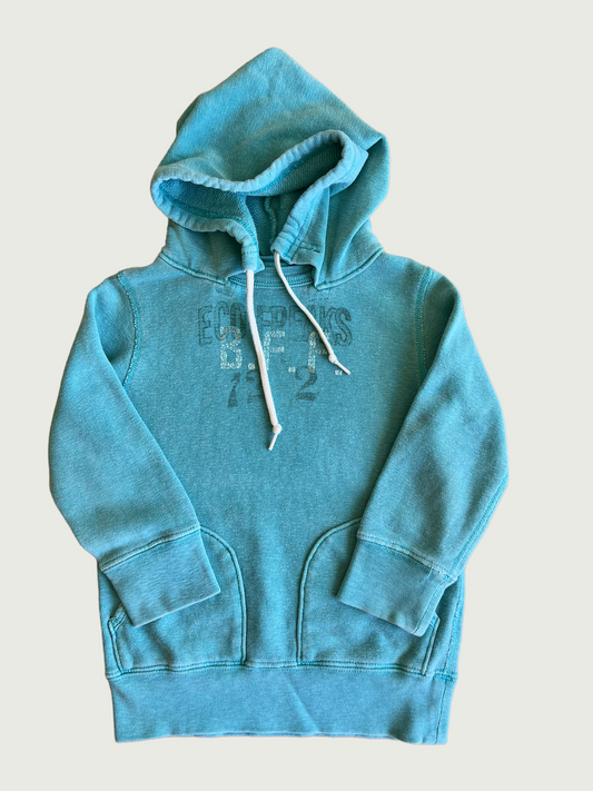Vintage Denim Dungaree kids Eco Freaks hooded sweatshirt