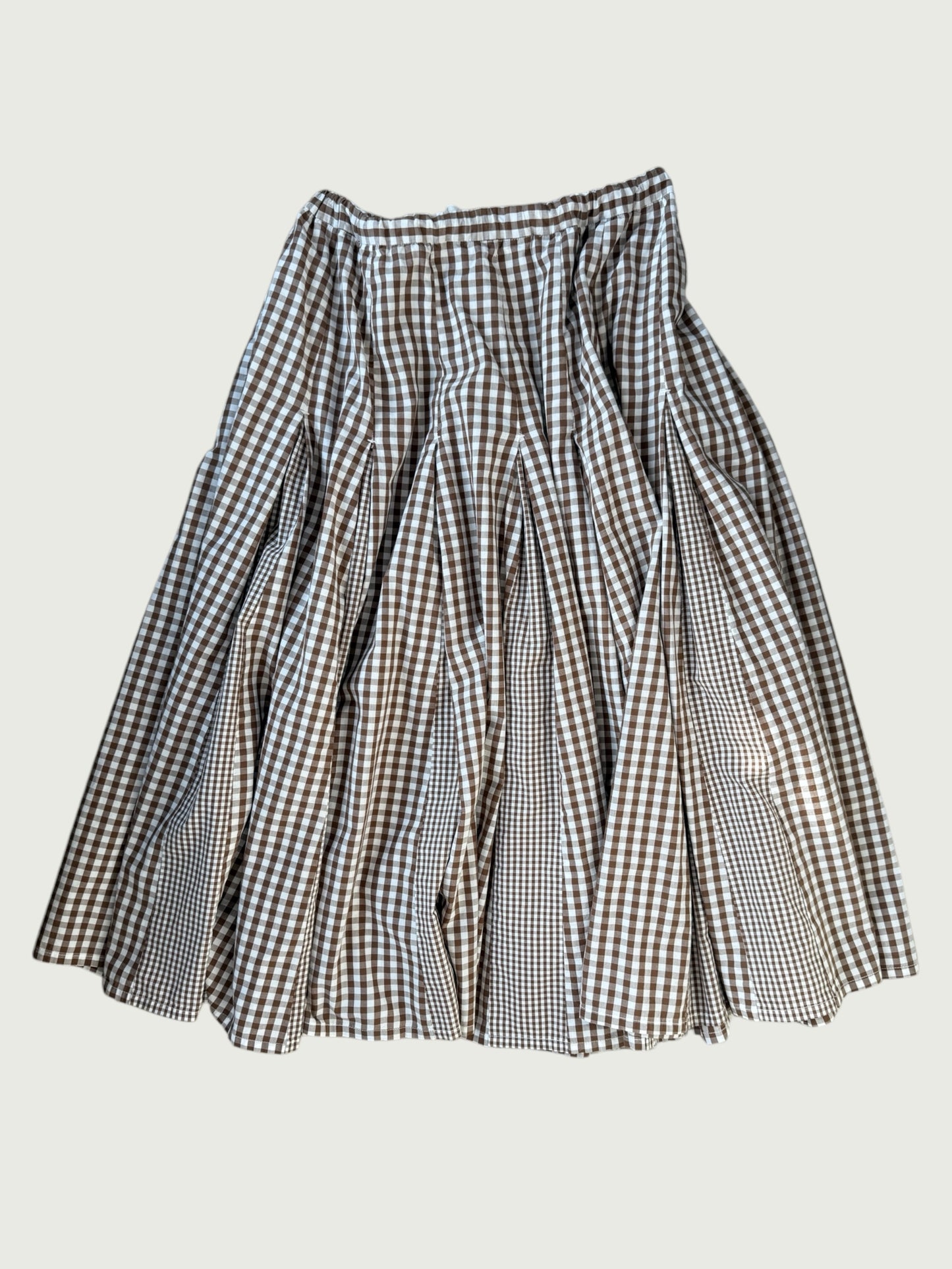 DOUBLE GINGHAM SKIRT