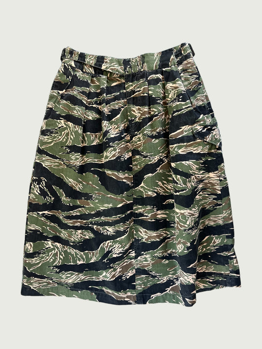 Vintage Beams Boy gurkha pant inspired tiger camo skirt