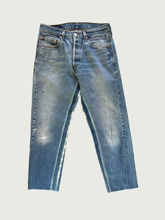 Handmade upcycled Levis 501 Mate jean