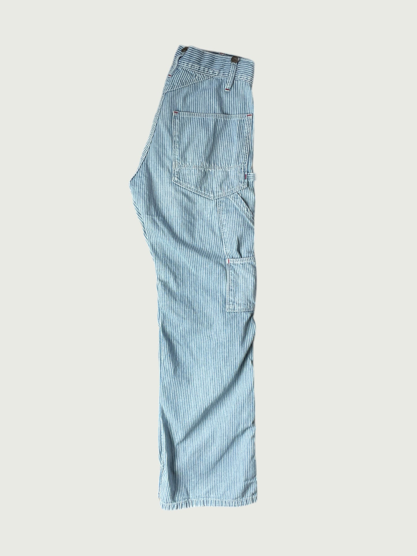 Vintage Denim Dungaree Railroad Stripe Pant