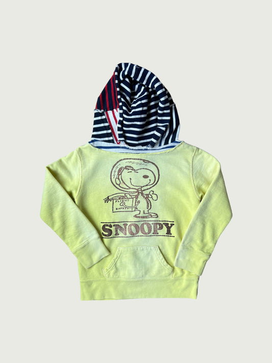 SNOOPY STRIPE SWEATSHIRT